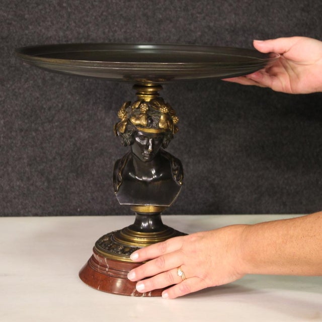 Bronze Cake Stand from Alph. Giroux, Paris, 1871 For Sale - Image 10 of 13