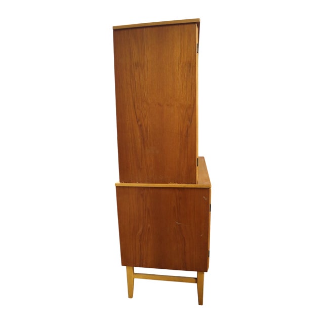 Mid-Century Modern Scandinavian Mid-Century Modern Double Bodied Cabinet For Sale - Image 3 of 12