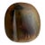 Signed Limited Edition Tony Evans Raku Brown Art Studio Pottery Vase / 1980s Monumental Ceramic Decorative Vessel For Sale
