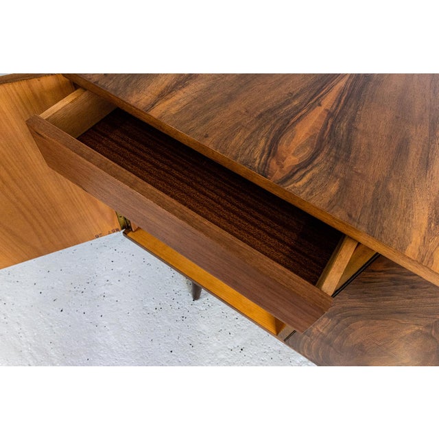 Vintage Walnut Sideboard from LFM, Poland, 1970s For Sale - Image 11 of 13