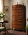 Exceptional early 19th-century English Regency mahogany bow-front chest-on-chest, circa 1810–1820, featuring richly...