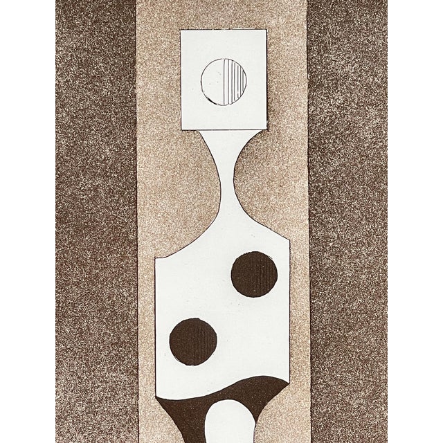 Luciano Sebeglia, Composition, 1976, Lithograph, Framed For Sale - Image 6 of 14