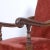 Wood Antique Throne Armchair in Walnut For Sale - Image 7 of 11
