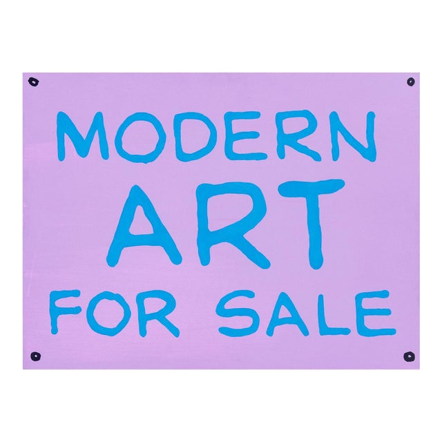 Jayson Musson "Modern Art for Sale Sign", 2014 For Sale