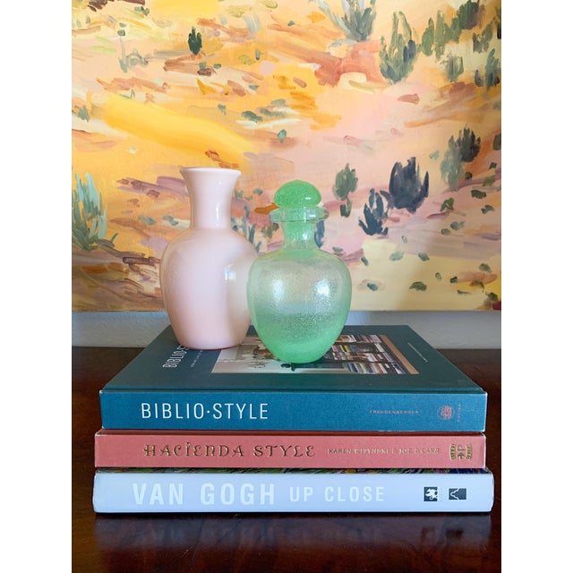 Glass Vintage Pulegoso-Style Blown Glass Apothecary Jar With Stopper For Sale - Image 7 of 7