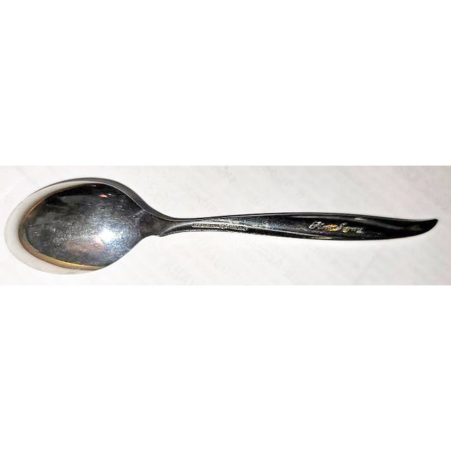 1960s Sterling Silver Demitasse Spoons, Set of 6 For Sale In West Palm - Image 6 of 7