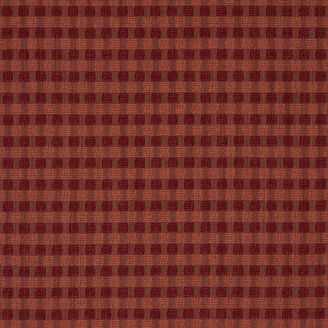 Schumacher Schumacher Elara Performance Fabric In Brick For Sale - Image 4 of 4