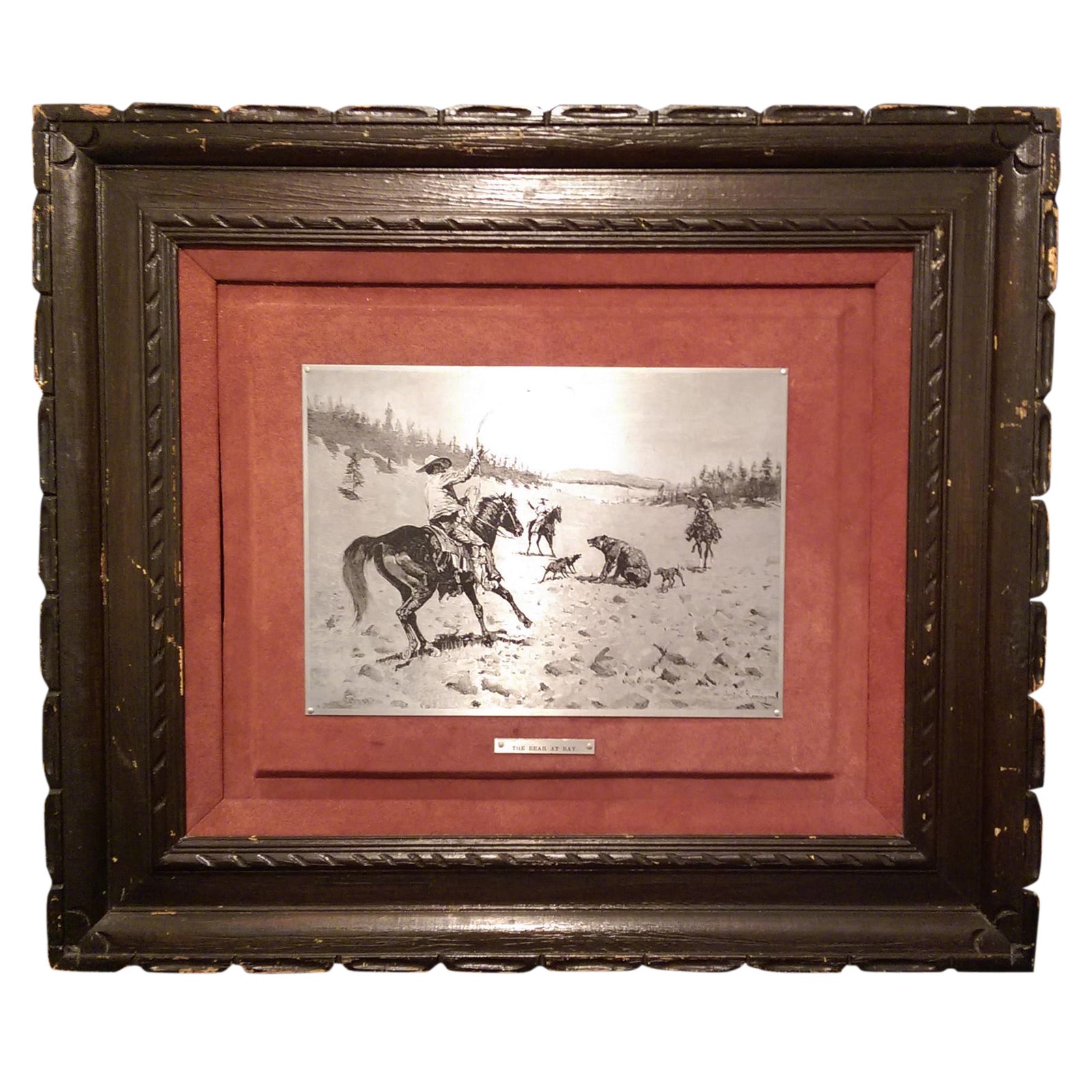1969 Frederic Remington Steel Plate Etching Chairish