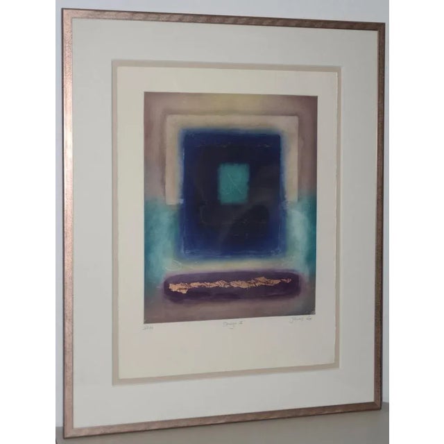 James Lox "Omega V" Etching W/ Aquatint For Sale - Image 9 of 9