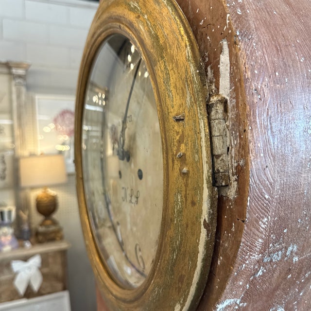 Signed 19th. C. Swedish Mora Clock For Sale - Image 11 of 12