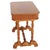 Italian Walnut Writing Table with Inlay and Drawer from Bassanos Ebanistery, Asolo, 1850 For Sale - Image 3 of 6