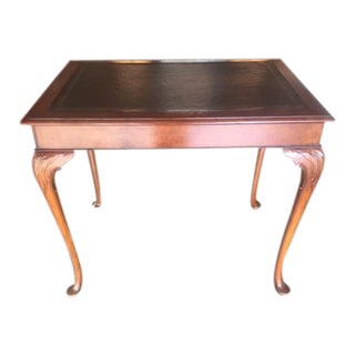 Vintage Queen Anne Style English Game Table For Sale