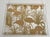 Pair of Lucite and brass trays decorated with gilded birds For Sale - Image 9 of 12