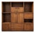 Vintage 3-Piece Modular Wood Bookcase & Wall Unit For Sale