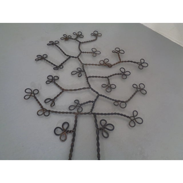 Black Large Wire Garden Sculpture, 1960s For Sale - Image 8 of 18