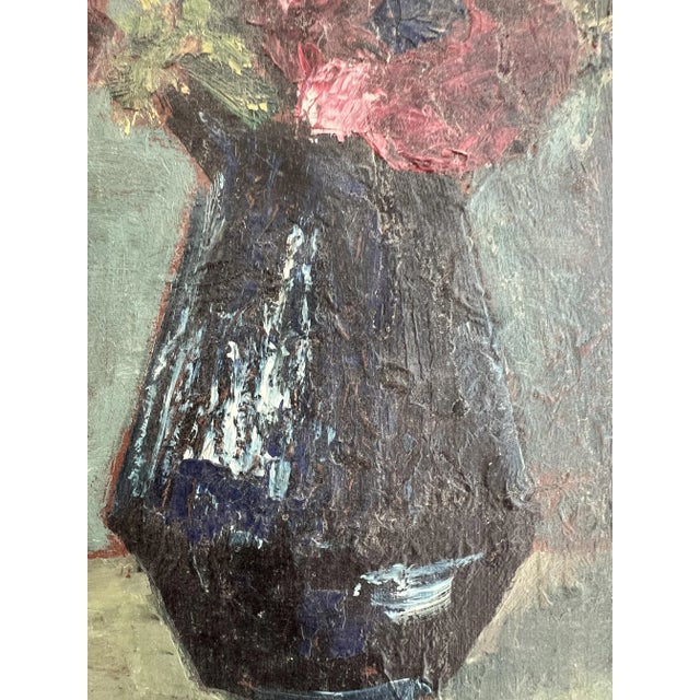 Taro Takikawa, Bouquet, 1939, Oil on Canvas, Framed For Sale - Image 6 of 12