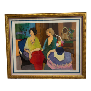 Late 20th Century Itzchak Tarkay “Society Ill” Artist Proof Serigraph, Signed & Framed
