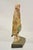 Antique Victorian Cast Iron Painted Floral Bouquet Pink Bow Basket Door Stop For Sale In Philadelphia - Image 6 of 11