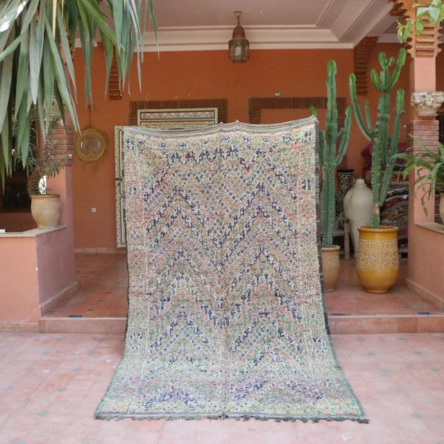 Moroccan Vintage Beni M'Guild Rug 6x11 Ft For Sale - Image 4 of 9