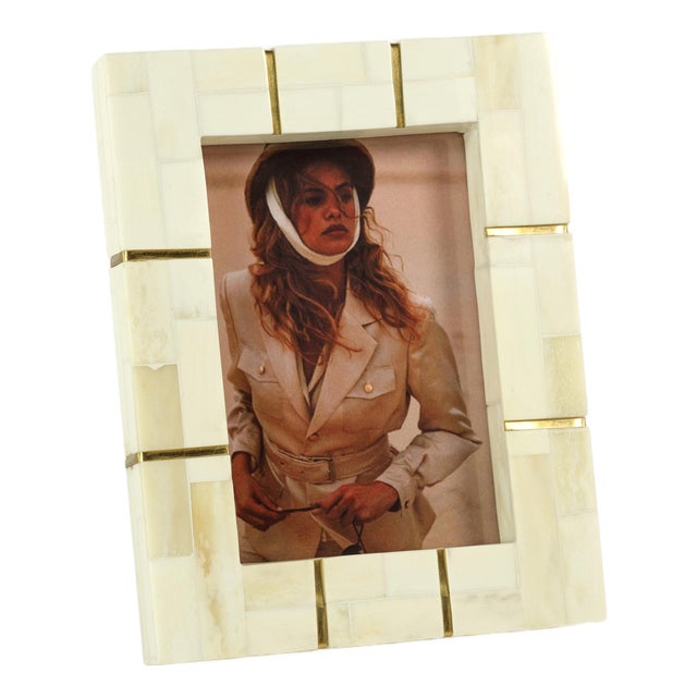 Drancy Bone Inlay Photo Frame- 5" x 7" For Sale