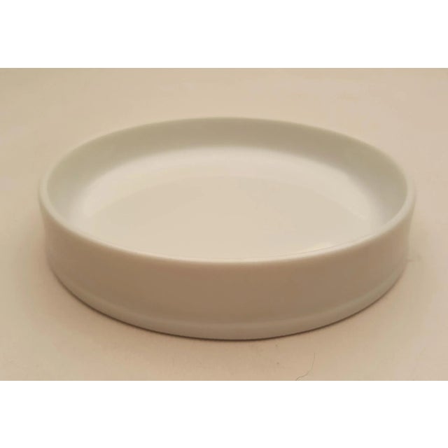 White Arne Jacobsen Porcelain Ashtray Catch-All For Sale - Image 8 of 8