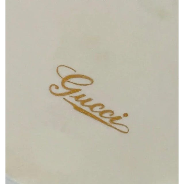 Ceramic Porcelain Gucci Lidded Box with Incense 420 Holder For Sale - Image 7 of 12