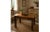 Wooden Table with Central Drawer and Brass Handle, Italy, 1950s, in Good conditions. Designed 1950 to 1959