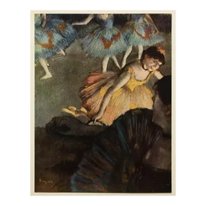 1952 After Edgar Degas "A Ballet Seen From an Opera Box", First Edition Vintage Print
