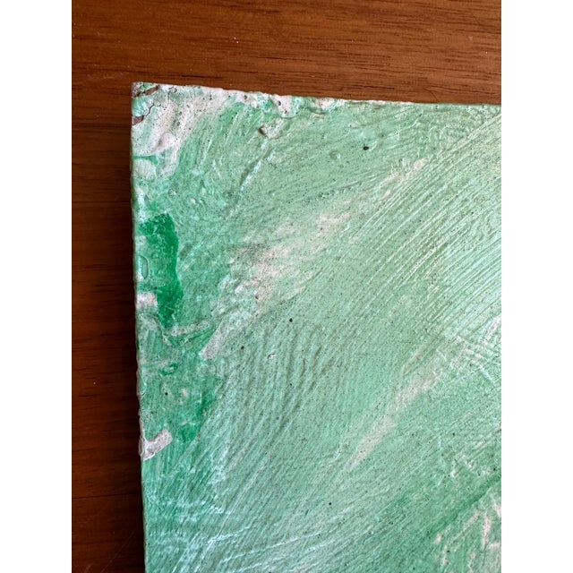Green Titled Painting, Peter Keil, 1964 For Sale - Image 8 of 12