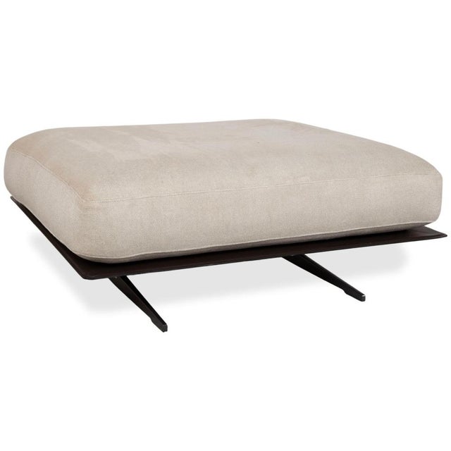 Soft Dream Fabric Stool Cream Beige by Antonio Citterio for Flexform For Sale - Image 12 of 12