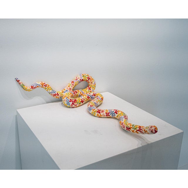 #276, Floral Snake Sculpture by Paige Barnes Dorsey For Sale In Des Moines, IA - Image 6 of 9