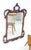 Chippendale Very Fine c1940s Pierced Carved Mahogany Chippendale Style Wall Mirror MINT For Sale - Image 3 of 14