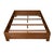 Brown Swirl Rattan Standard Bed King, Golden Mahogany For Sale - Image 8 of 10