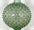 Empoli 20th Century MCM Italian Empoli Green Knobbly Pedestal Vase With Uv Glow For Sale - Image 4 of 16