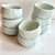2000 - 2009 2000s Chinese Celadon Porcelain Engraved Raised Relief Grapes/Leaves Motif Rice/Soup Bowls- Set of 8 For Sale - Image 5 of 7
