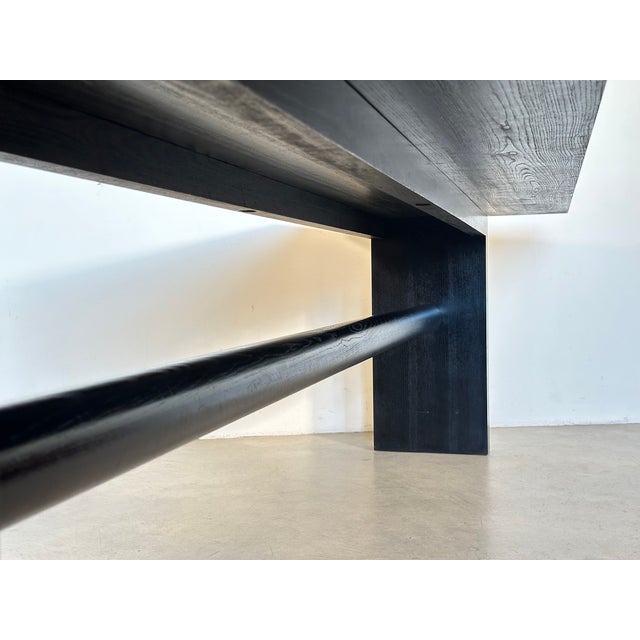 Black Valmarana Table by Carlo Scarpa for Simon, 1970s For Sale - Image 8 of 15