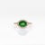 2020s 1.8Ct Tsavorite Garnet Ring With Earth-Mined Diamond Accents: Solid 14k Gold, Size 6.75 For Sale - Image 5 of 10