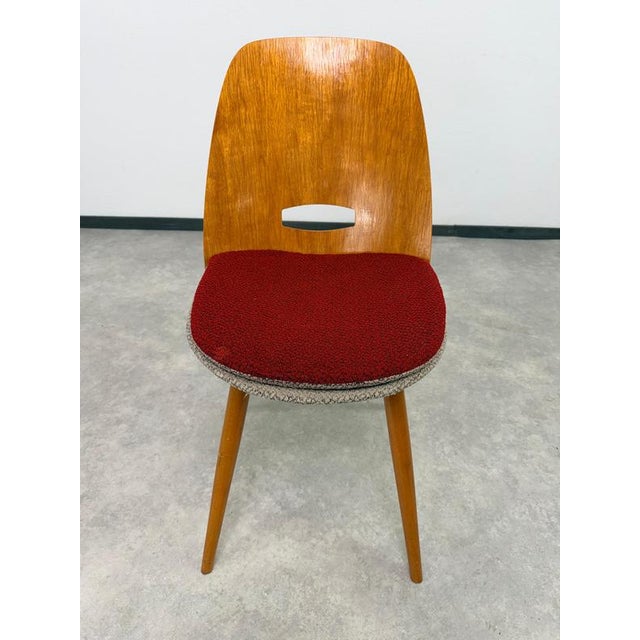 Mid-Century Modern Plywood Dining Chairs by František Jirák for Tatra N, 1960s, Set of 4 For Sale - Image 6 of 10