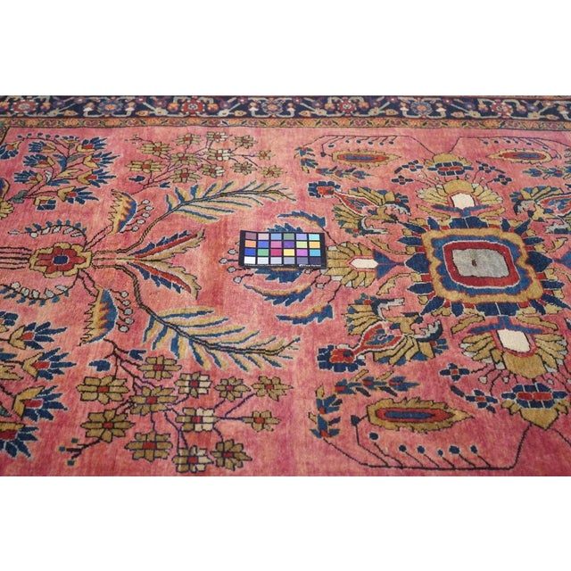 Fine Antique Mohajeran Sarouk Rug 4'3'' x 6'9'' For Sale - Image 11 of 11