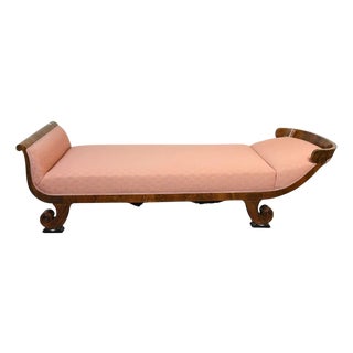 Rare 19th Century Drop End Biedermeier Style Daybed For Sale