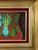 Paint Mid-Century Modern 'Lily of the Valley With Pears' Vintage Original Still Life Oil Painting by Swedish Artist Eric Cederberg (1897-1984), Framed For Sale - Image 7 of 12