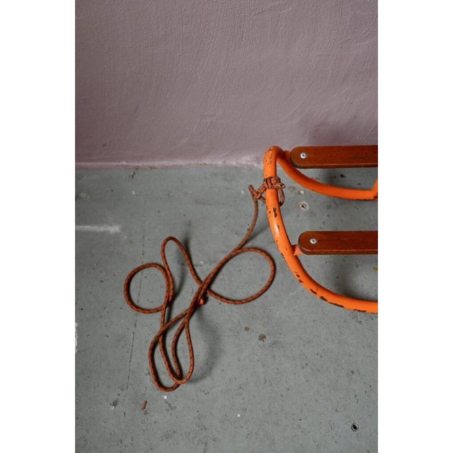 Orange Vintage Sled from HEM, 1960s For Sale - Image 8 of 11