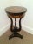 Coffee French Style Petite Coffee Table – Unique Lyre-Shaped Base For Sale - Image 8 of 9