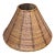 Vintage Wicker Lamp Shade For Sale