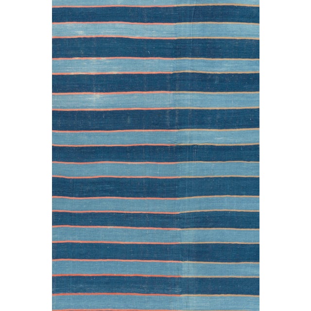 Antique Indian Dhurrie Rug 11ft 6in X 22ft For Sale - Image 10 of 17