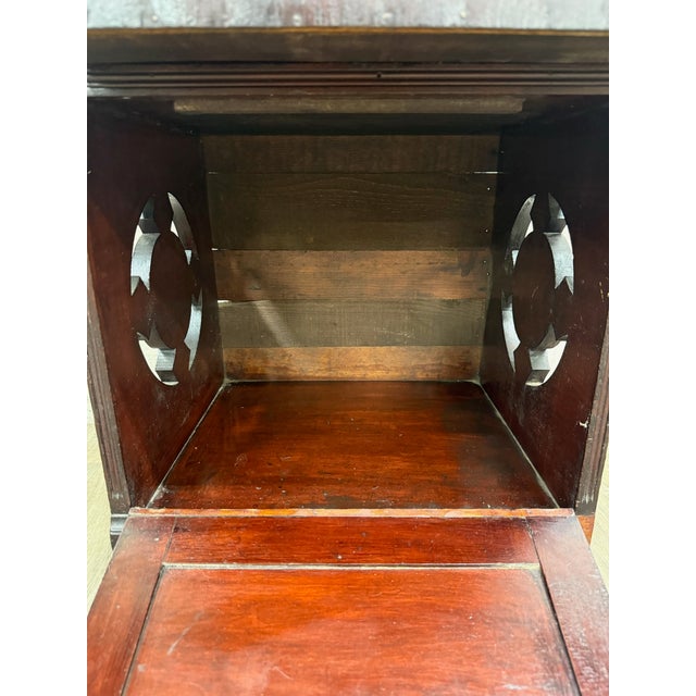 Antique Victorian Eastlake Aesthetic Movement Bedside Cabinet For Sale - Image 16 of 17