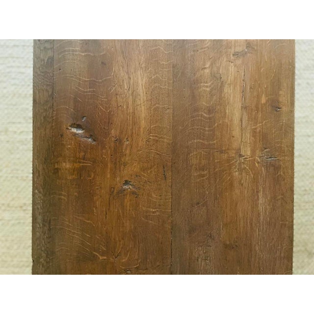 French Farmhouse Coffee Table in Oak For Sale - Image 10 of 12