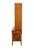 Dixie Furniture Campaigner Collection Walnut 46" Student Writing Desk W. Bookcase Hutch Top 767-532 / 767-543 For Sale - Image 11 of 15