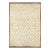 Modern Hand-Knotted Rug in Wool With Diamond Design in Marigold and Cream For Sale