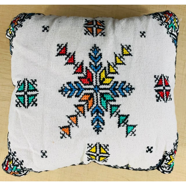 These eye-catching chic pillows will lend an air of boho chic to any living room or bedroom. Hand embroidered by master...